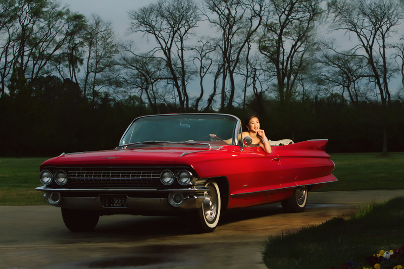 1961 Cadillac Series 62 convertible “Big Red” — Maria Moore Photography